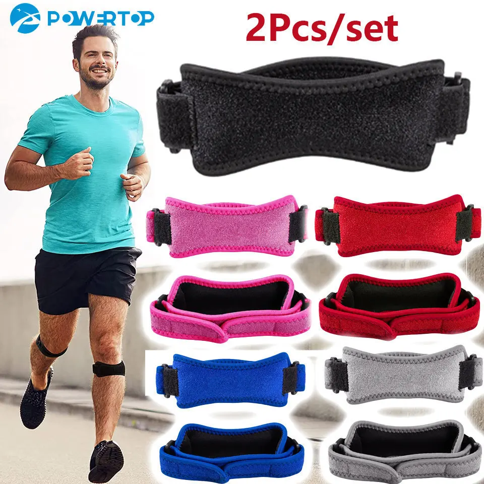 

2PC Patella Tendon Knee Brace Support Pads Knee Pain Relief for Torn Meniscus ACL MCL Arthritis Tendonitis Weightlifting Running