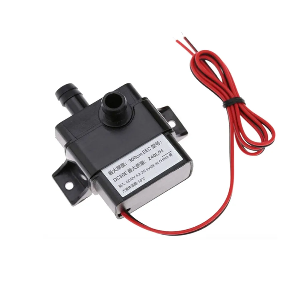 

DC 12V 4.2W 240L/H Mini Waterproof Water Pump Power Brushless DC Micro Pumps Membrane Submersible Solar Fountain Aquarium Pumps