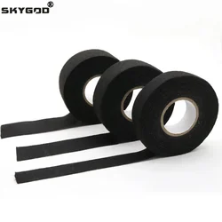 15M Heat-resistant Tape Width 9/15/20/2530/35/40/45/50 mm Adhesive Cloth Tape For Car Cable Harness Wiring Loom Protection