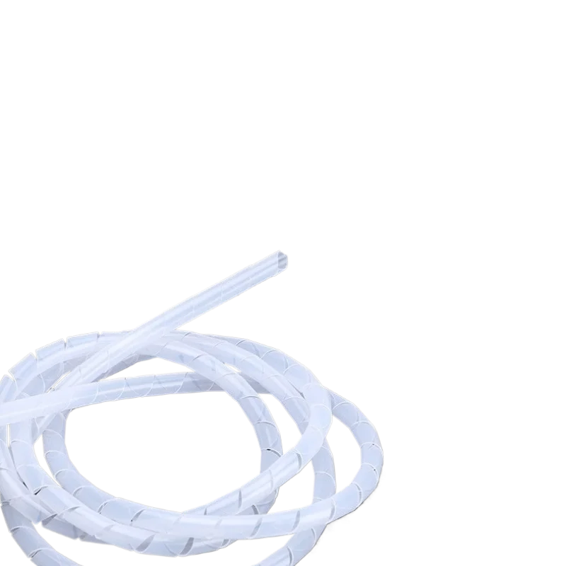 for Wandu White Spiral Wrap 8mm Cable Protector Spiral Wrap