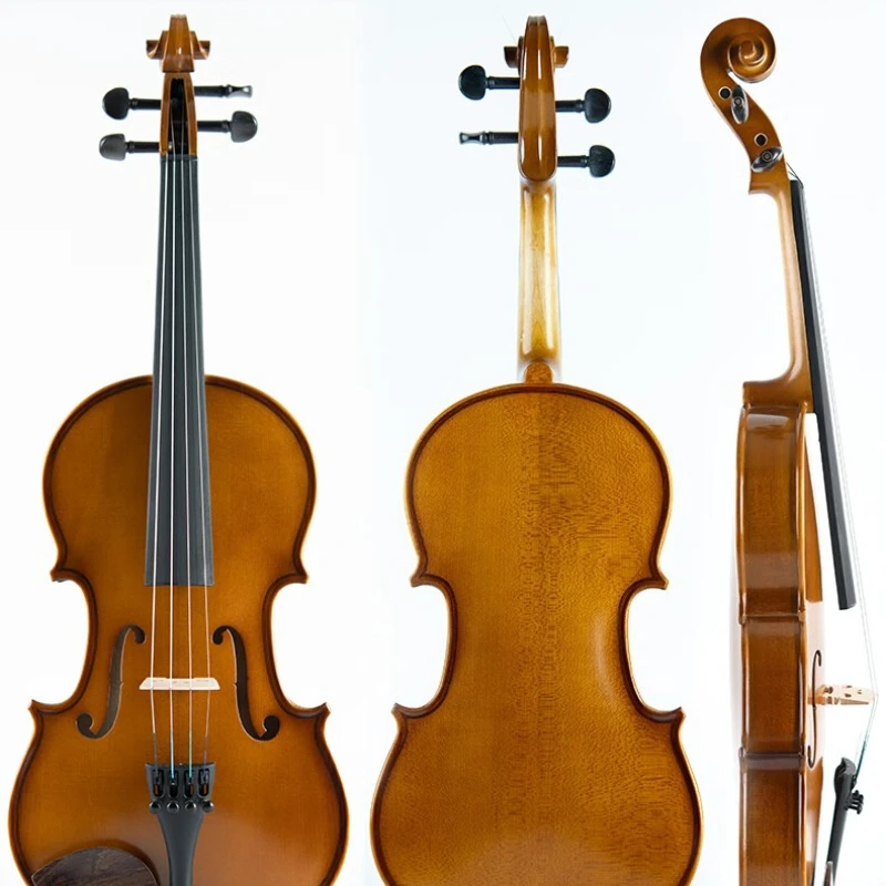 

Violin Solid wood handmade children's beginner, adult playing violin