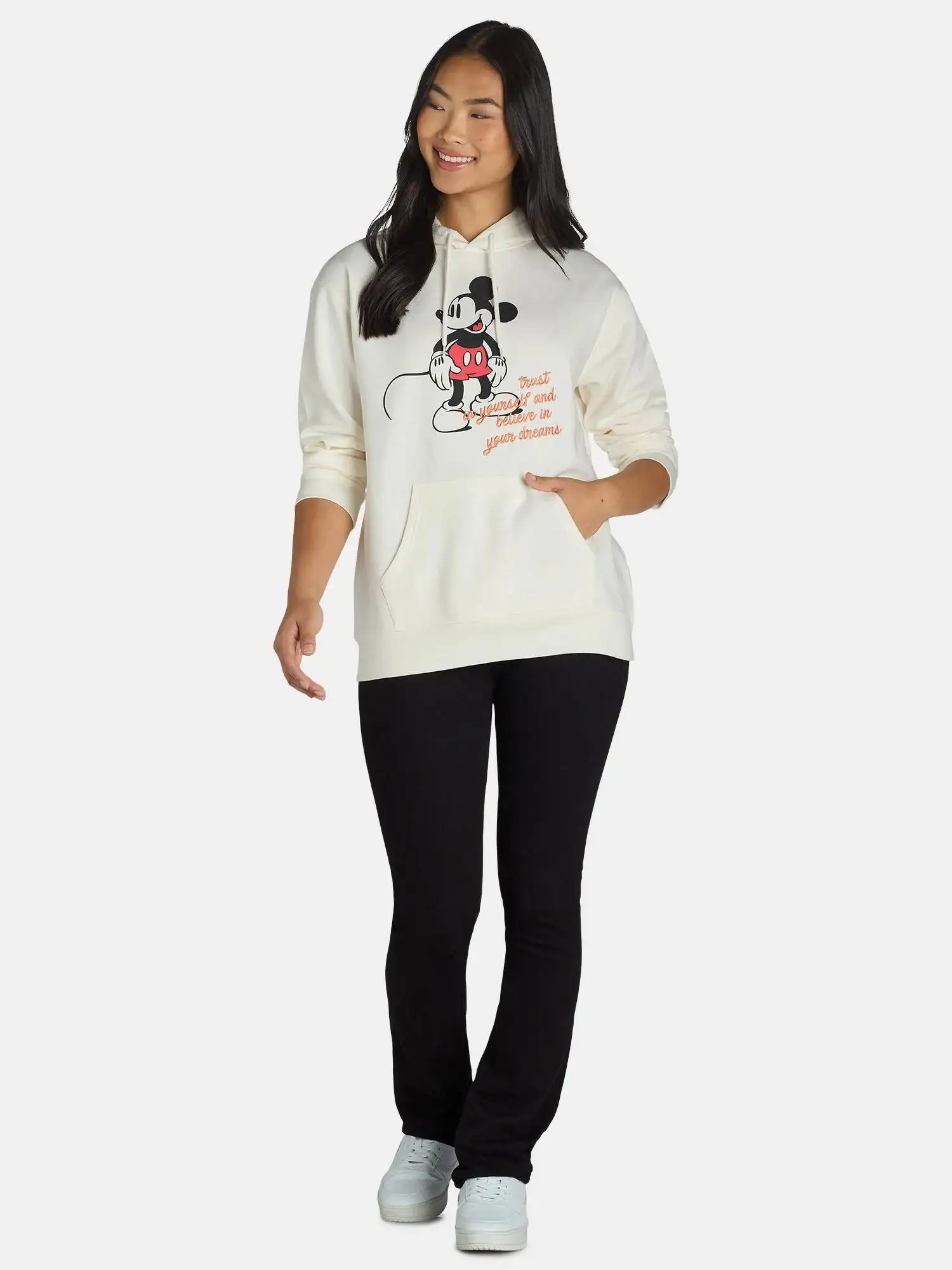 Nowa jesienna bluza damska z kapturem, luźny krój, elastyczna, wygodna, z kieszeniami, ciepła, modna, streetwearowa bluza typu pullover.