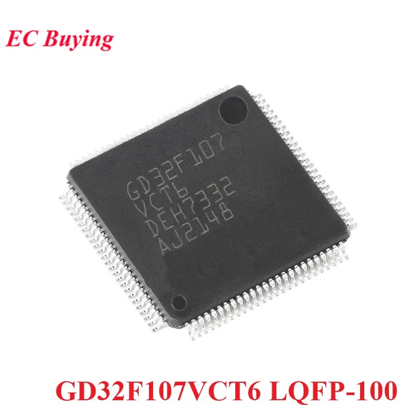 GD32F107VCT6 GD32F107 32F107VCT6 GD32F 107VCT6 LQFP-100 Cortex-M3 32-bit Microcontroller MCU IC Controller Chip New Original