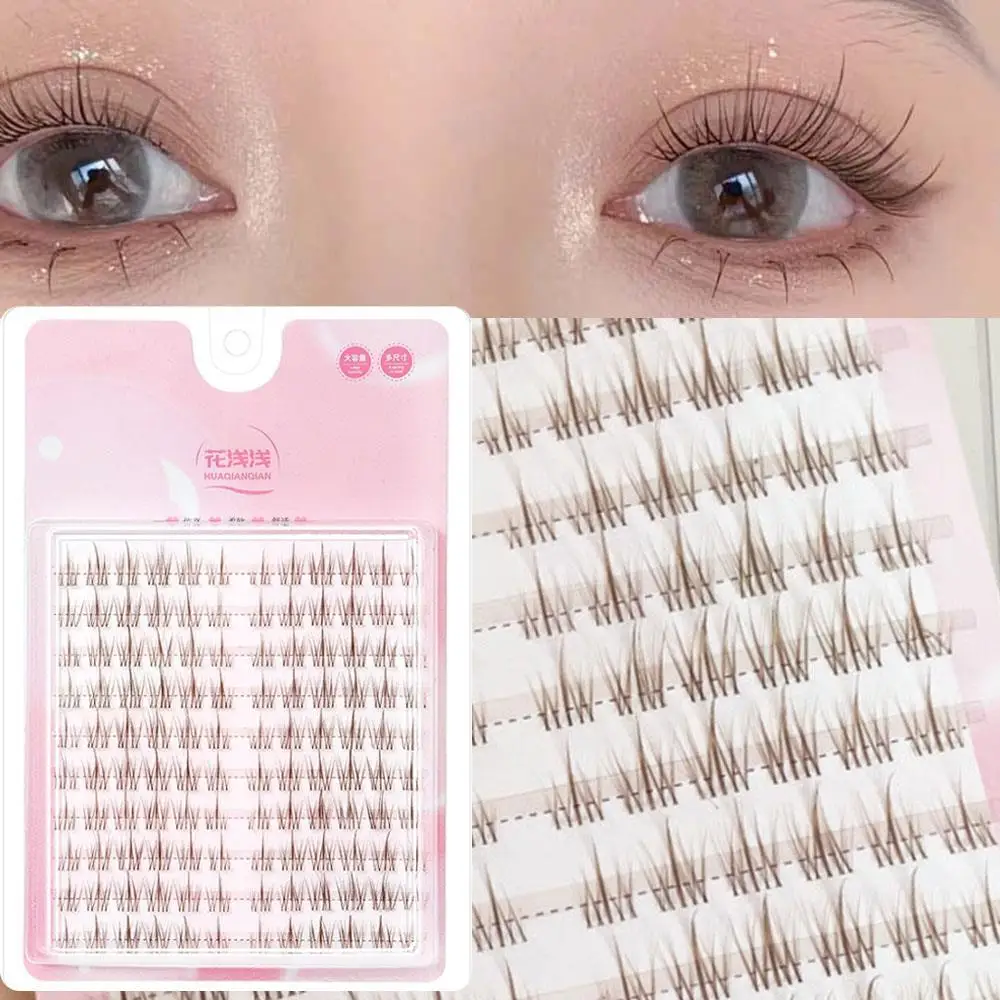 

Natural Sunflower Segmented Eyelash Extension Clear Stalk Band Eyelash DIY Beauty Decor Daily Use Supplies New Sweet Lash
