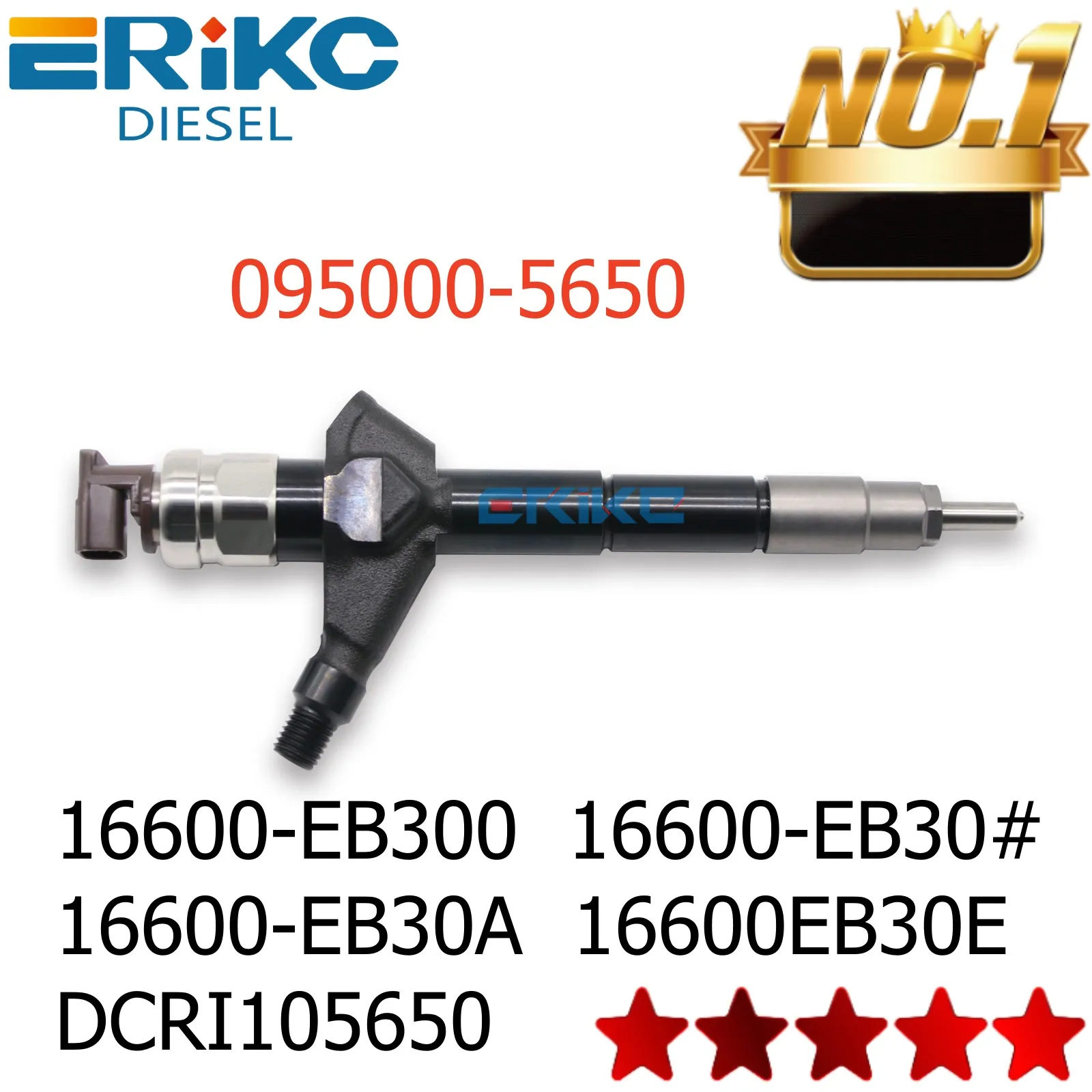 095000-5650 16600-EB30A Diesel Injector Fuel Inyector Nozzle for DENSO Nissan Pathfinder 16600-EB300 16600-EB30B