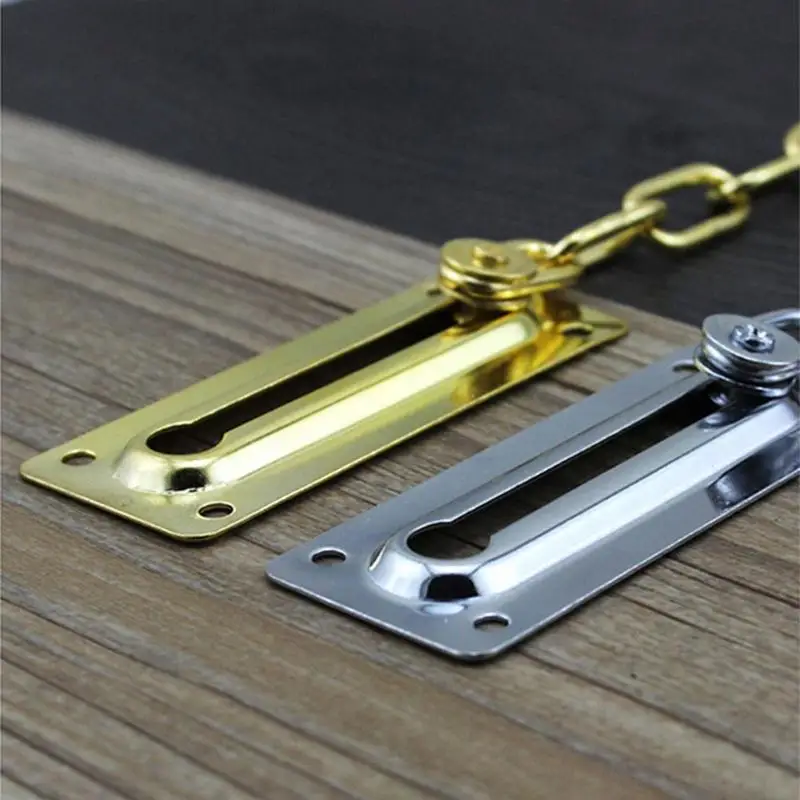 

1PCS Stainless Steel Door Safety Guard Chain Security Bolt Locks Cabinet Latch DIY Home Tools