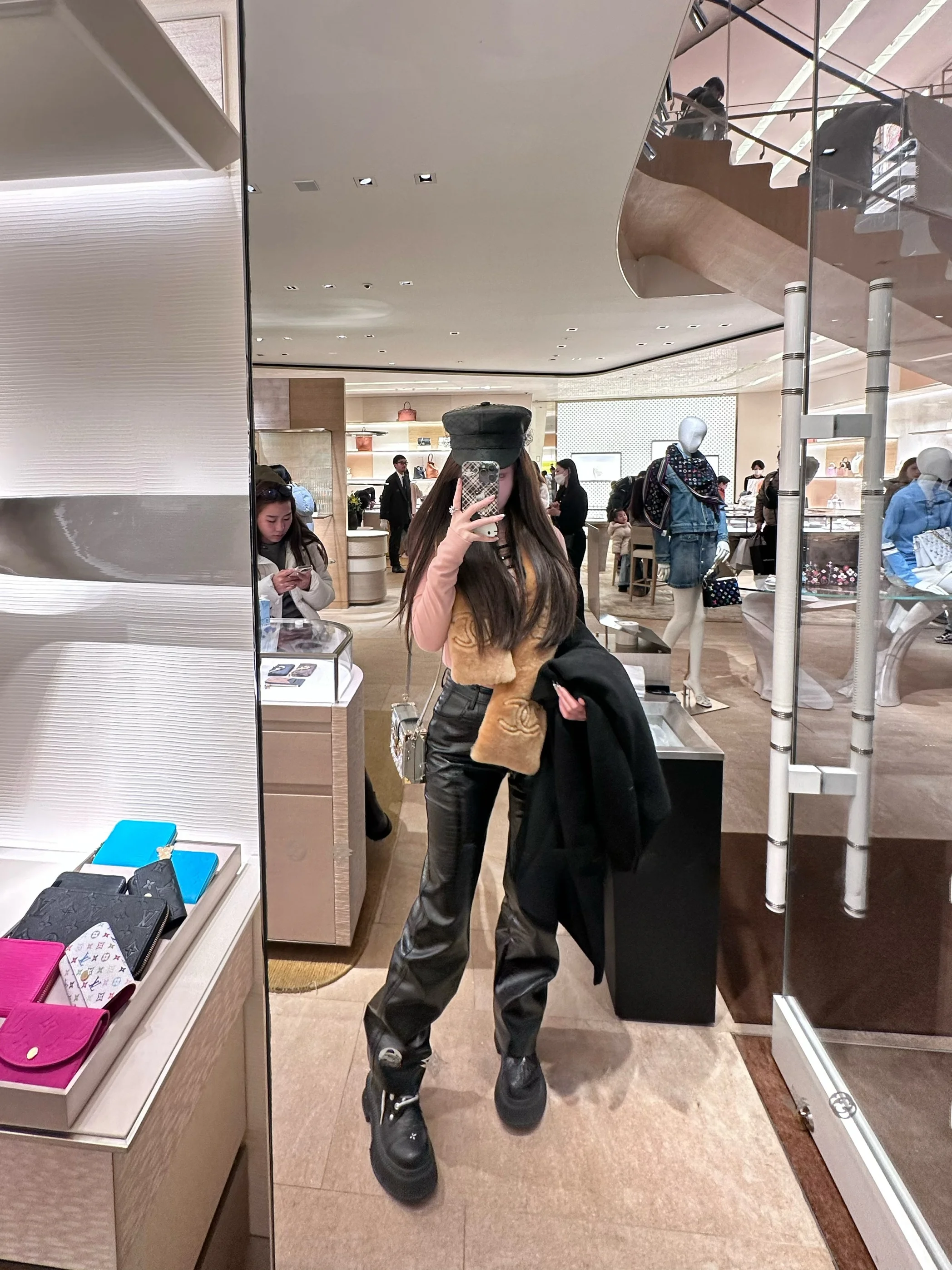 

Новые женские джинсы из искусственной кожи PU с высокой талией, прямым кроем, тонкой подкладкой, удлиненные, с эффектом похудения, весна 2025