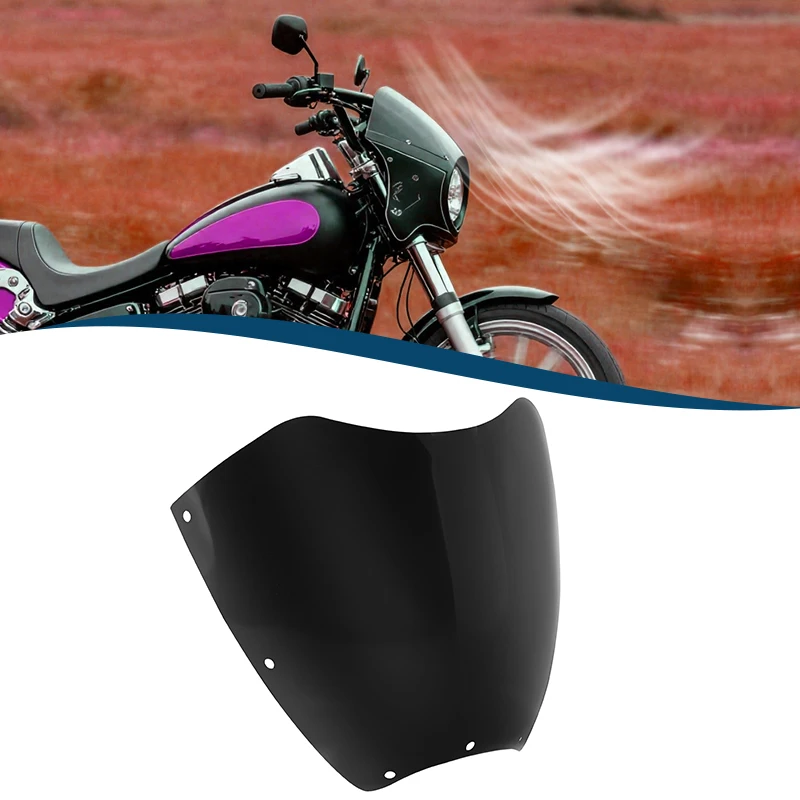 دراجة نارية عداد المسافات قناع الزجاج الأمامي للرياح الأمامية الزجاج الأمامي ل هارلي مقهى المتسابق سبورستر داينا سوفتيل FXST FLST 2006-2017