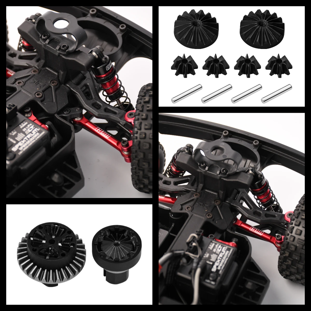 

GPM ARRMA 1/12 Nascar 1/16 Mojave Grom RTR-ARA2104 Для # 45 стальных передних/задних диффов