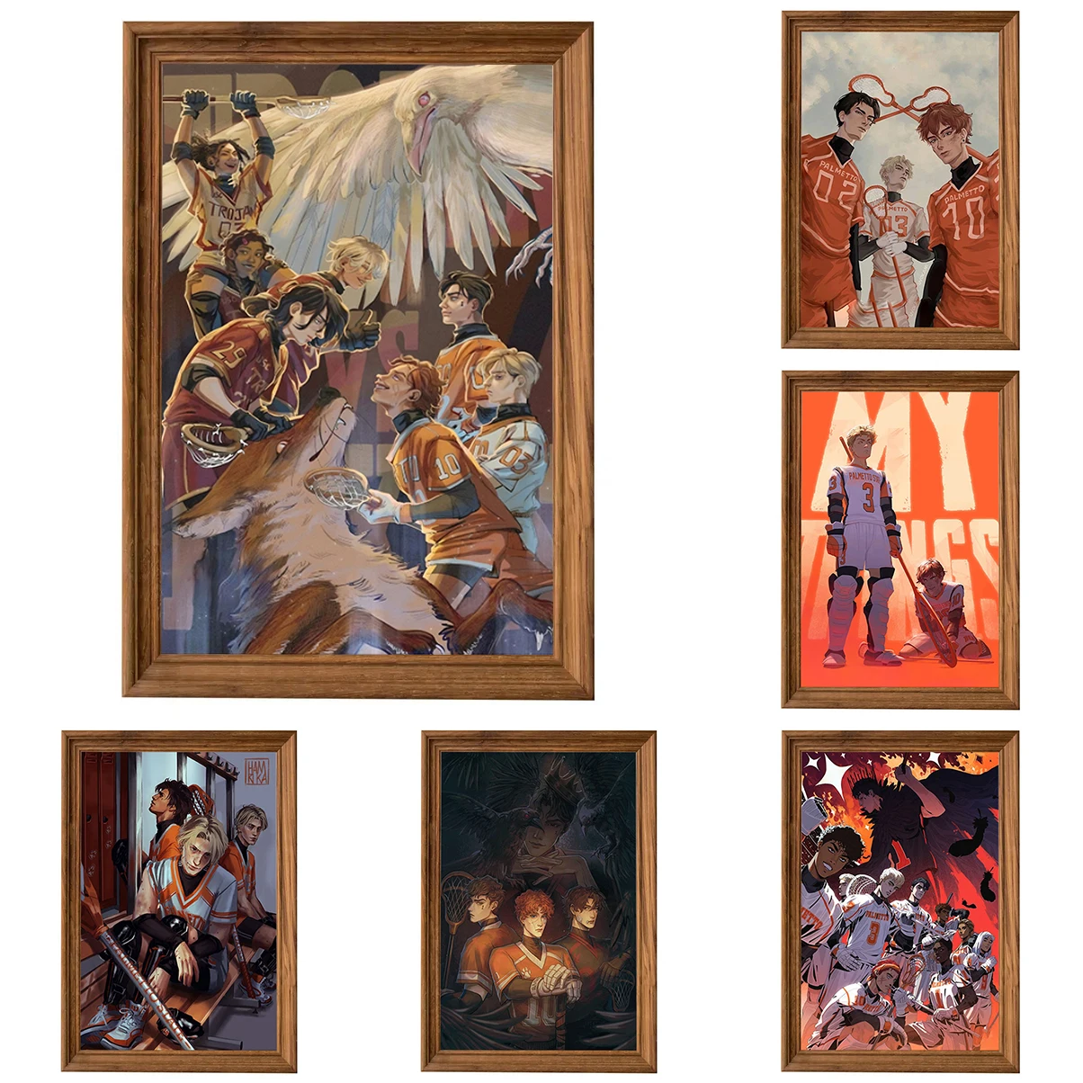 

All for the Game the Fox Hole Court Poster Home Decoration Ornaments Aesthetic Room Decor Man Decorative Picture Art Mural Gift