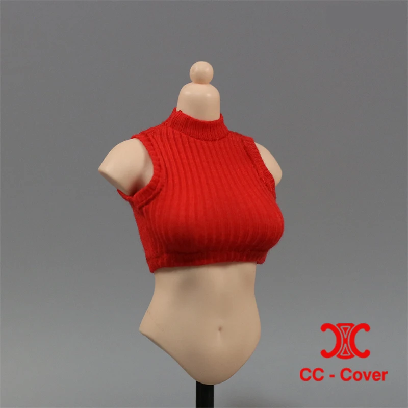 DF084 1/6 패션 여성 민소매 Threadbare Hottie 탱크 탑 의류 모델 맞는 12 "군인 액션 피규어 바디 인형 장난감