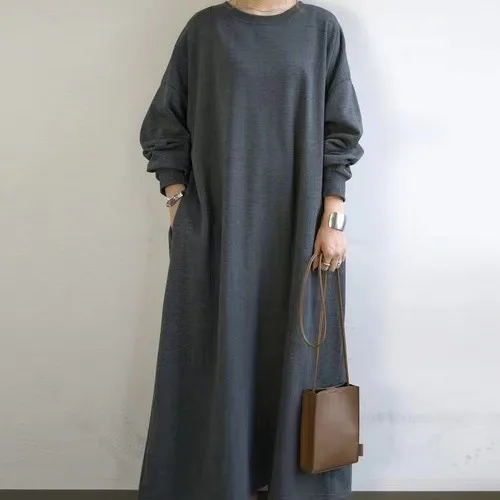 여성 드레스 우아한 파티용 여름 모달 홀터넥 스모킹 플레어 미디 기장 비치 리조트 휴가 출퇴근용