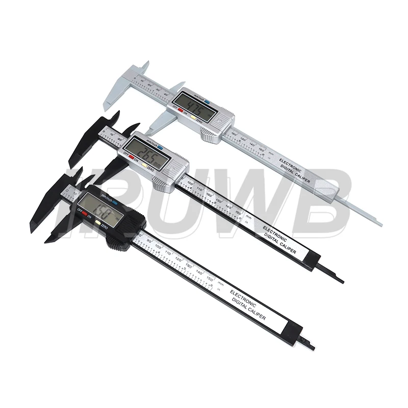 1PCS 0 to 150mm Measuring Tool Plastic Vernier Caliper Digital Display Caliper Mini Text Play Caliper Student Vernier Ruler