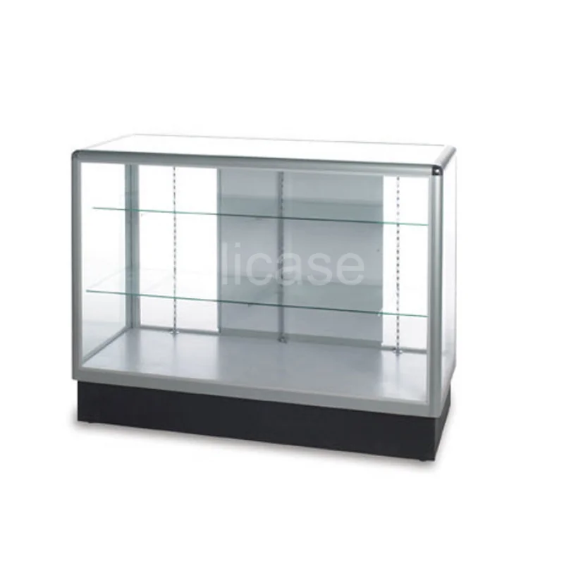 (customized)common Type Of Aluminium Frame And Glass Showcase With LED Light Display