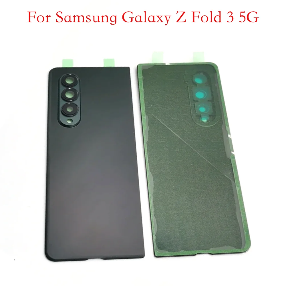 For Samsung Z Fold3 5G z fold 3 F926B Back Glass Cover Replacement Rear Housing Battery Cover With Camera Lens