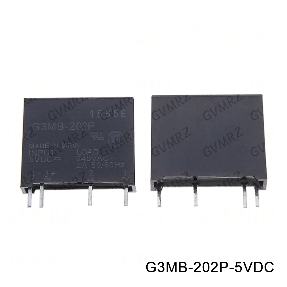 1PCS/10PCS 5V DC-AC Solid State Relay Module G3MB-202P G3MB 202P SIP SSR AC 240V 2A Snubber Circuit Resistor Relay Switch 12V