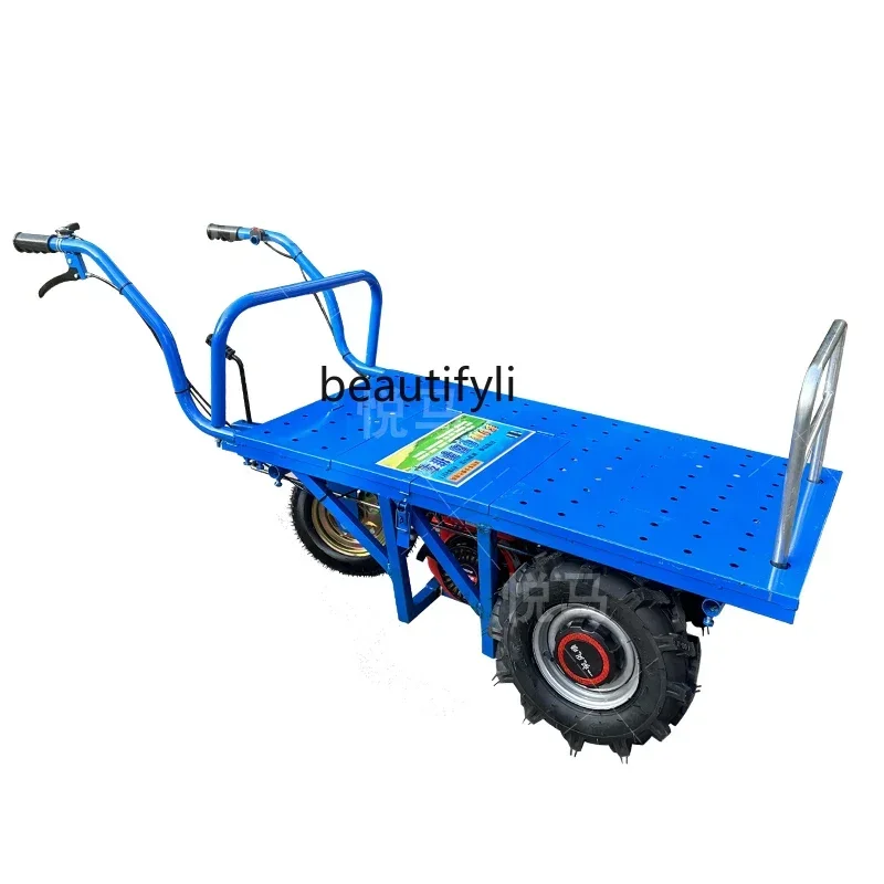 NNAgricultural three-wheeled trolley Household two-wheeled truck New orchard climbing transport trolley