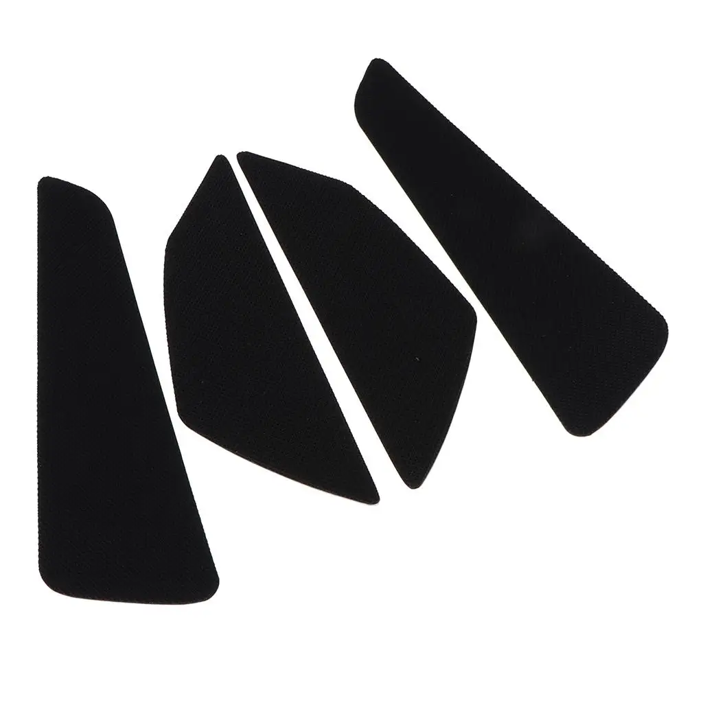 

Black Rubber Gas Fuel Tank Traction Pad Anti Side Slip Protector for Honda