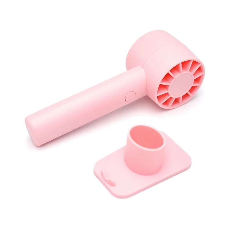 Portable USB Rechargeable Lashes Fans with Base Small Makeup Eyelash Cooler Handheld Eyelash Dryer Mini Air Conditioning Blower