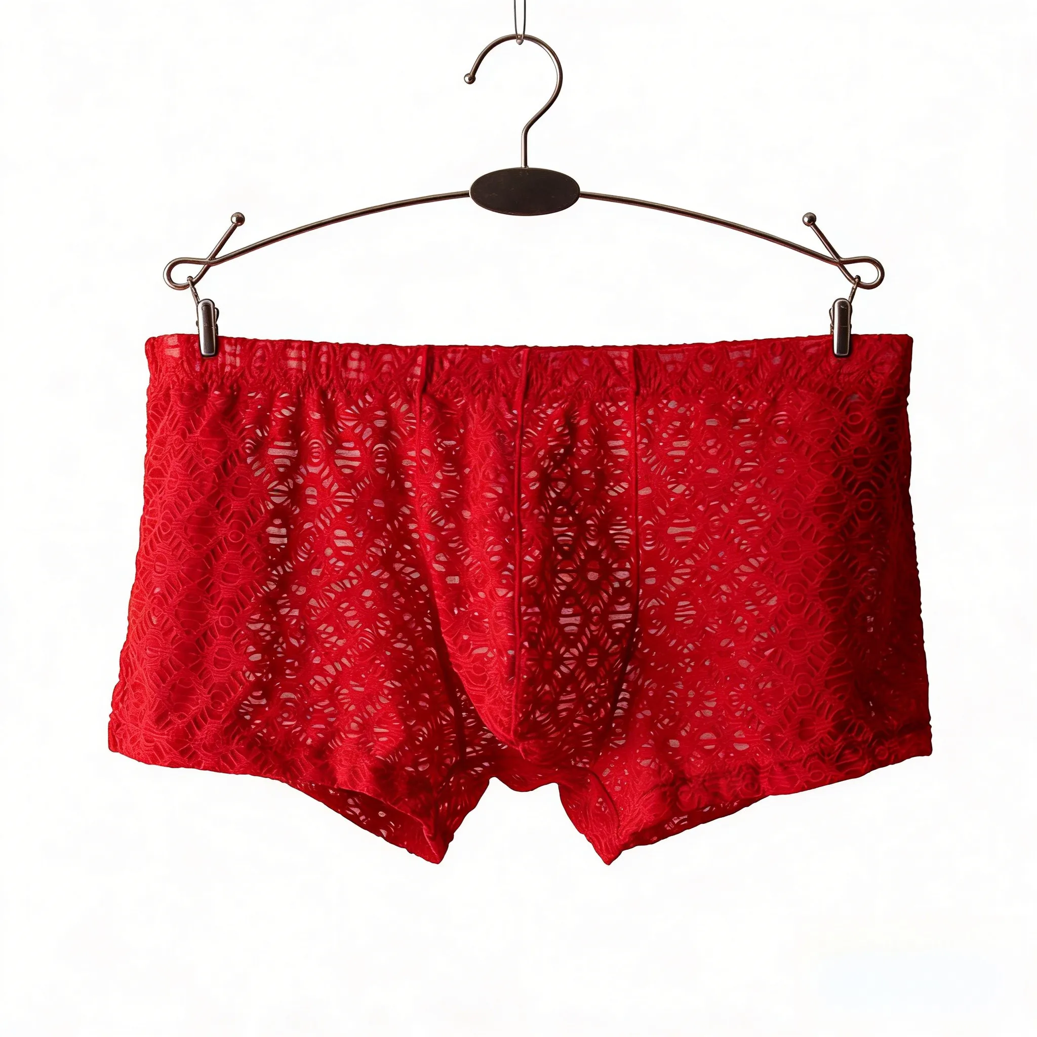 

Мужские сексуальные трусы-боксеры из прозрачной сетки с охлаждающим эффектом, эластичные, с низкой посадкой, с U-образным выпуклым карманом