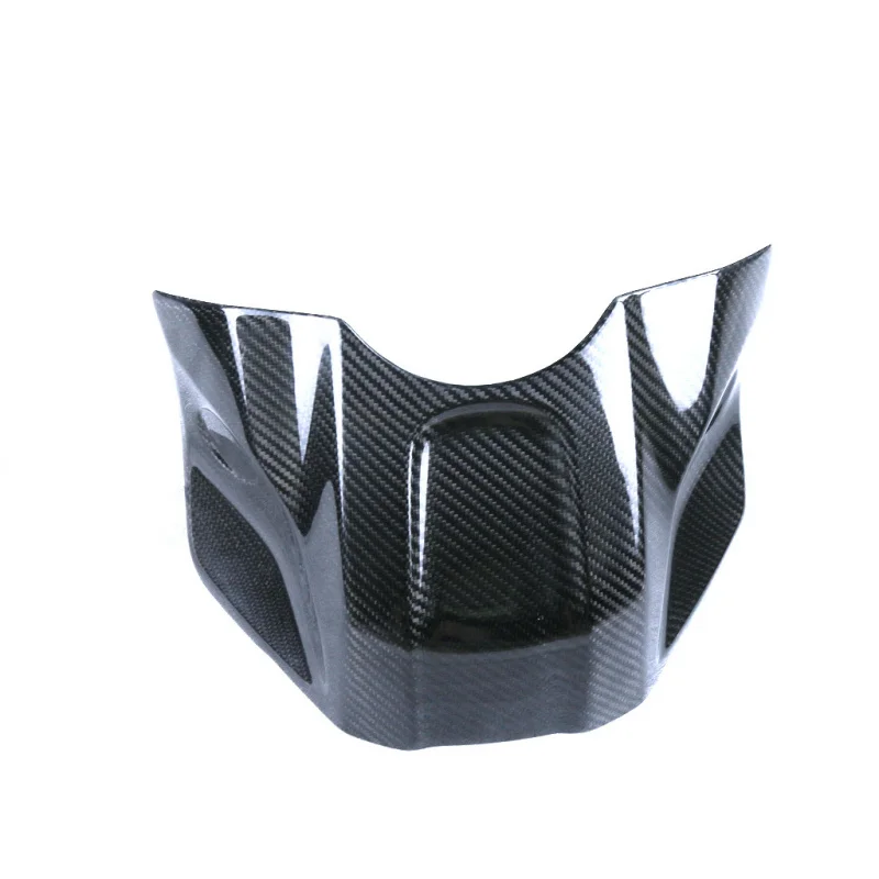 Acessórios adequados para motocicletas 2019+ tampa de combustível de fibra de carbono modificada R3