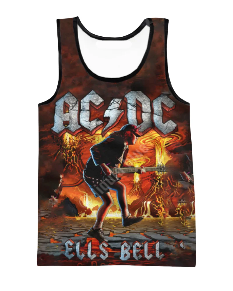 

New Fun Print Sleeveless Shirt Rock Letter Tank Top Men Summer Leisure Sleeveless Vest Hip Hop Tank Top Man Summer Oversized Top