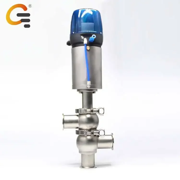 High quality sanitary 304 316 stainless steel multi-way directional control hydraulic valve durable direct acting solenoid valve