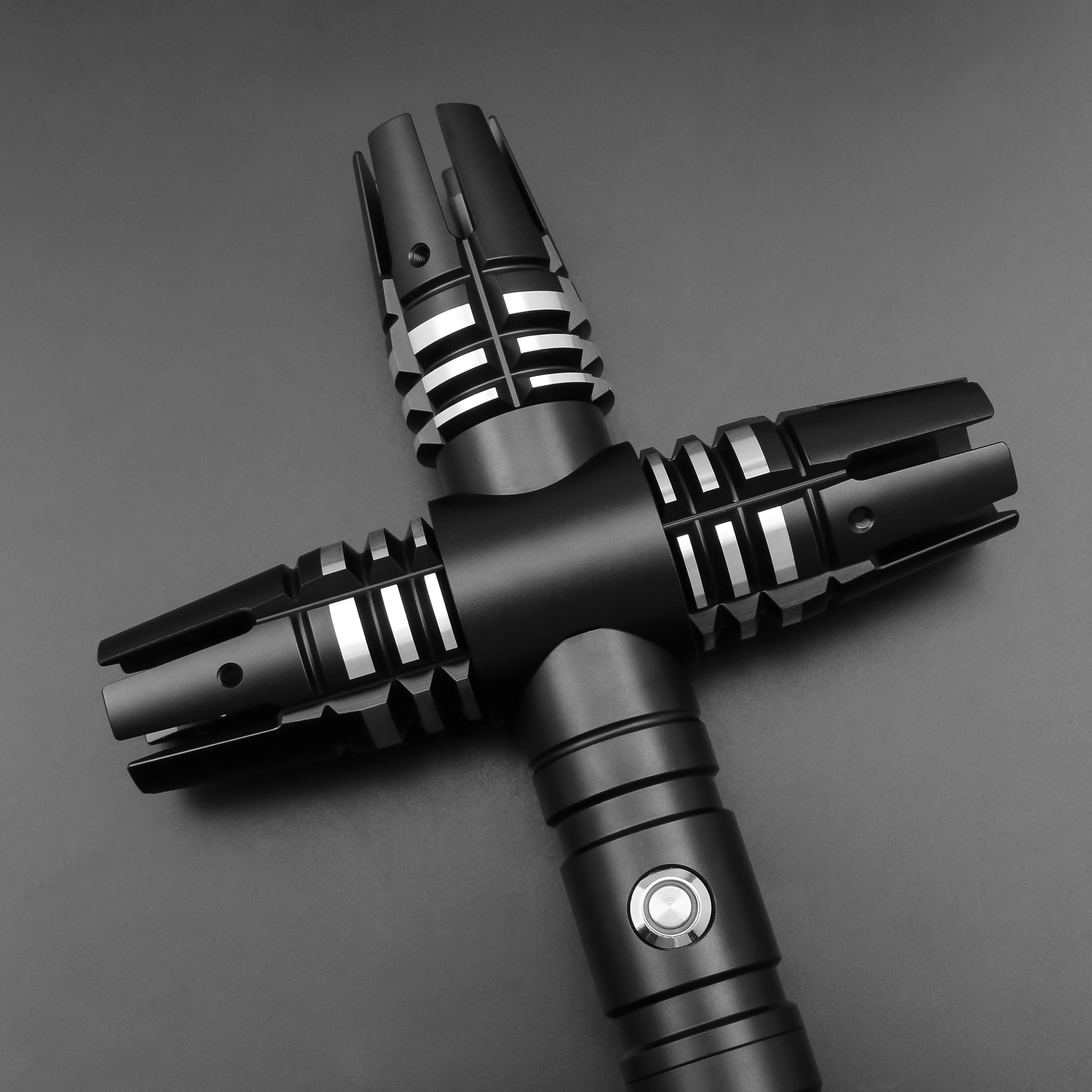 TXQSABER-sabre de luz pesado duelo com metal Hilt e Cruz Laser Sword, brinquedos cosplay para crianças, balanço suave, 12 sons de mudança de cor, 16