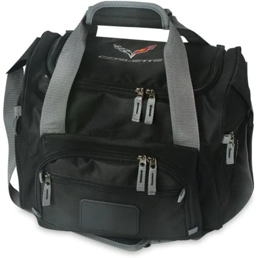 

Сумка-холодильник C7 Corvette с вышивкой, черная, на 12 банок, мягкая дорожная сумка-холодильник для Corvette 2014-2019 годов