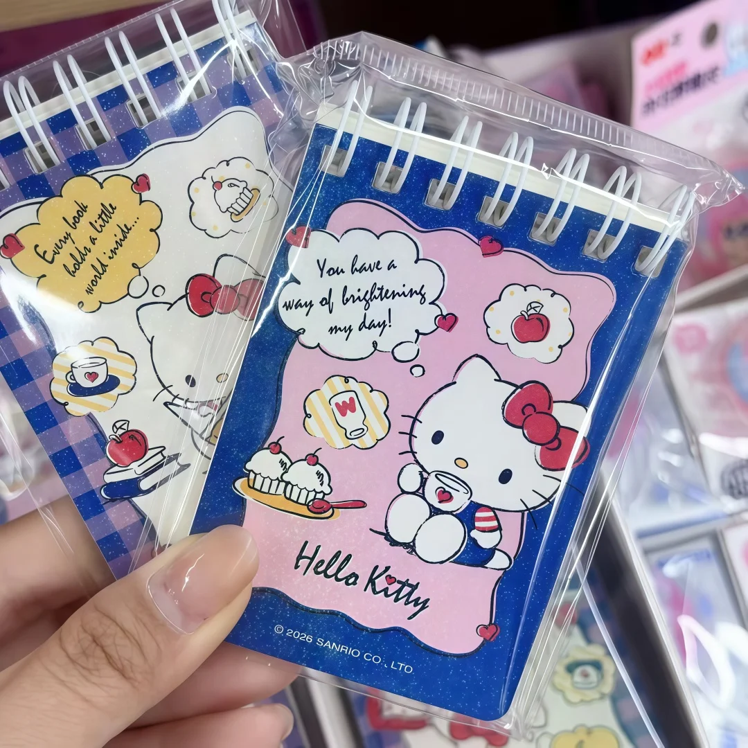 Sanrio Hello Kitty My Little Pony Coil Notebook Cute Cartoon Portable Journal Student Mini Notepad 87*60mm