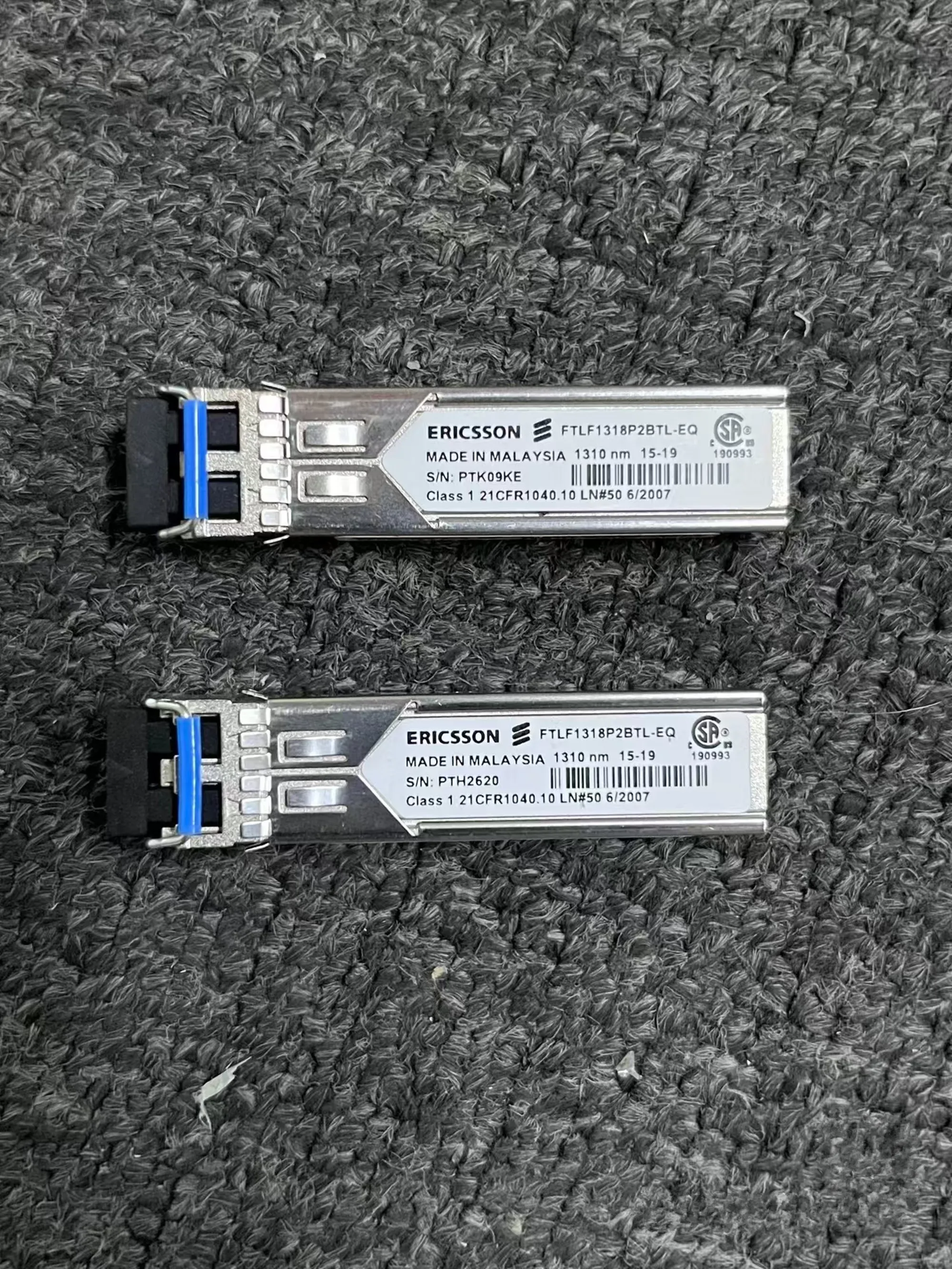 

1PCS FTLF1318P2BTL-EQ/ERICSSON SFP Transceiver Gigabit Single Mode 1310nm 10km Fiber Optical Module