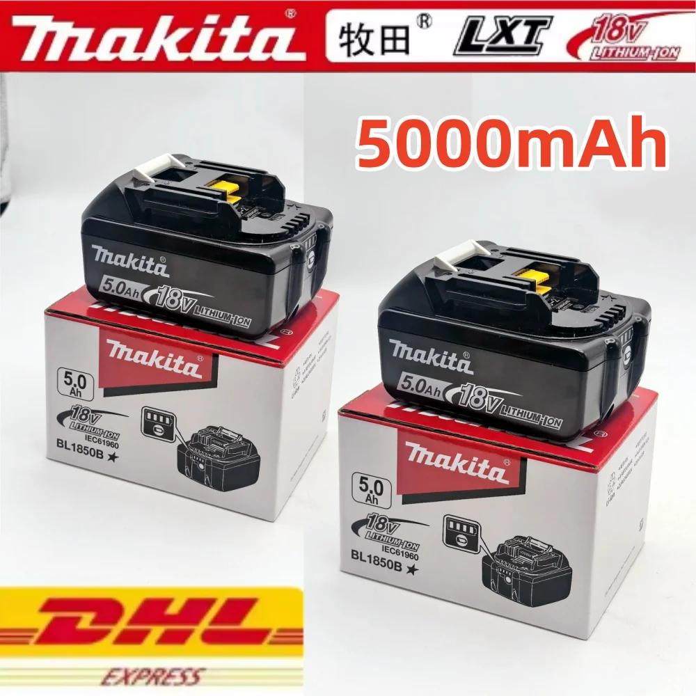 Makita 18V 5.0Ah BL1840 Rechargeable Power Tool Battery Compatible with 18V Makita Battery Charger