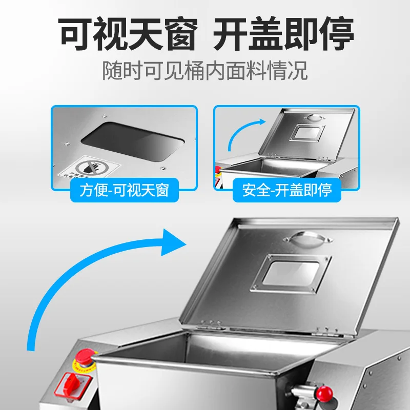 Personalizado. Xilai Sheng Misturador de massa Chef comercial Grande cozinha totalmente automática multifuncional amassar carne