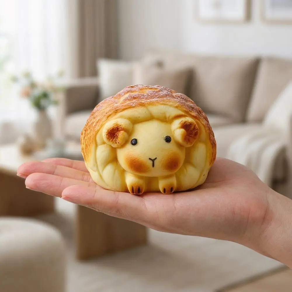 Pastry Cake Soft Rebound Slow Rebound Cake Cat Paw Bread Shape Squeeze Toy Slow Rising Cute Simulation Cake Model Hand Relaxing