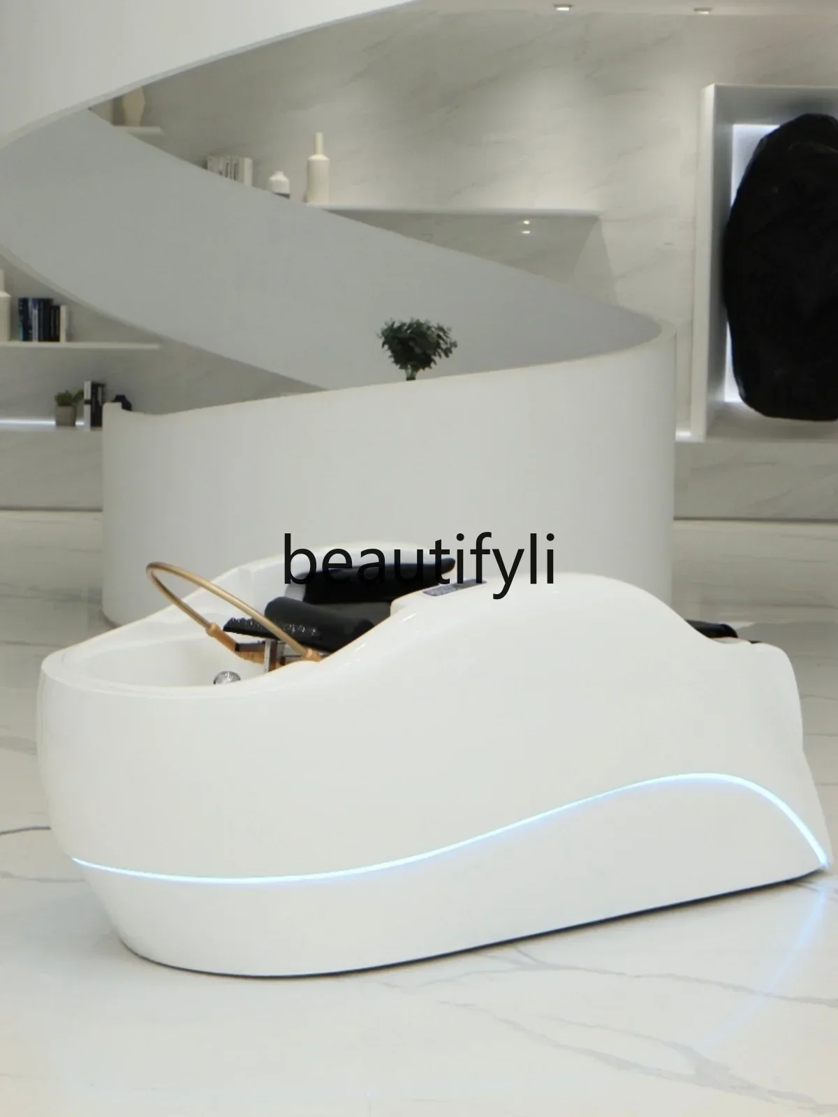 

ss D Automatic intelligent electric massage shampoo bed High-end hair treatment shampoo bed for barber shops