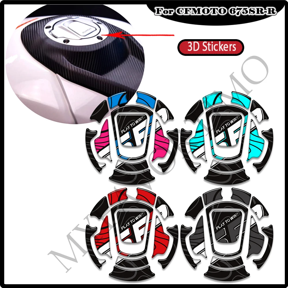 Motorcycle For CFMOTO 675SR-R 675SRR 675 SR R 675SR Tank Pad Side Grips Gas Fuel Oil Knee Protector Stickers Decals 2024 2025