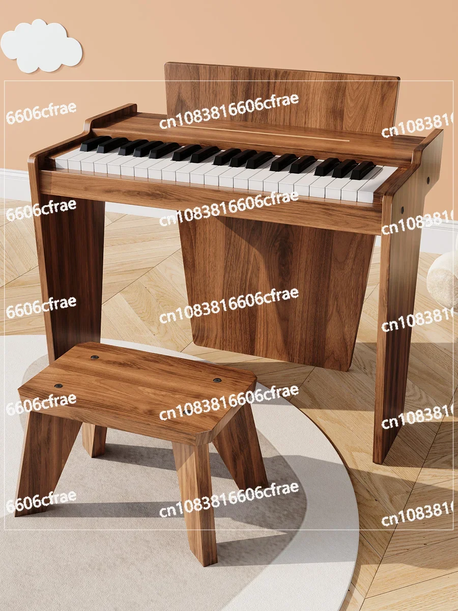 Wooden Children's Small Piano Electronic Organ Toy Baby Girl Gift Boy Home Beginner