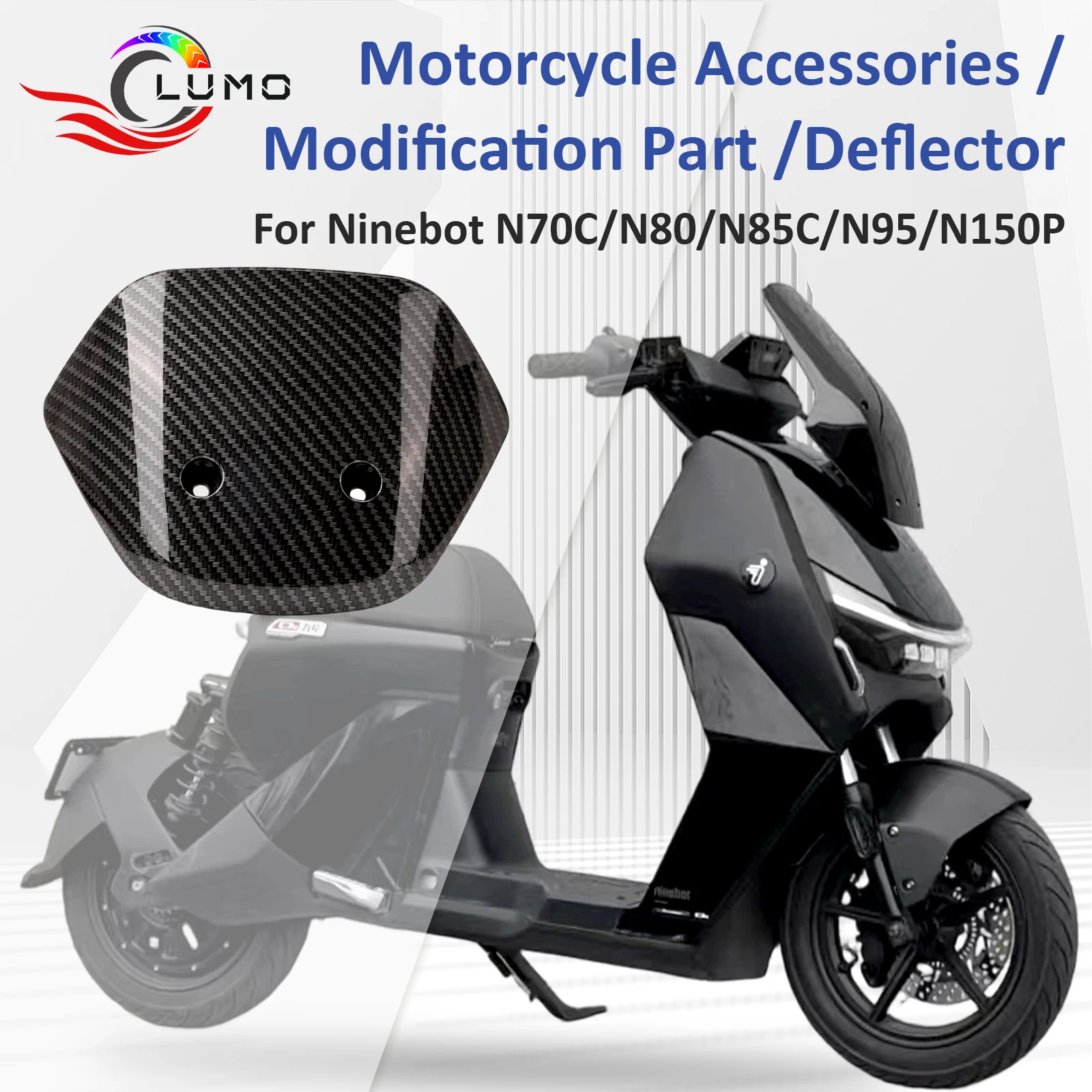 Specific Front Windshield for Ninebot N70C/N80/N85C/N95/N150P, Deflector, Modification Part，motorcycle accessories