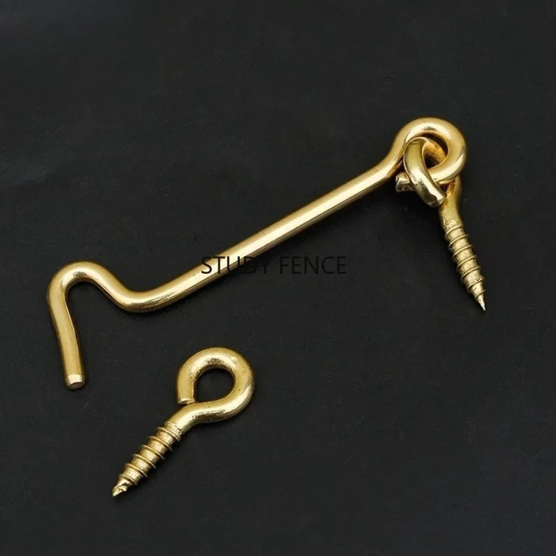 1pc Metal Window Hooks Chinese Style Window Windproof Hook Old Style Door and Window Hook Buckle Household Hardware Accessories
