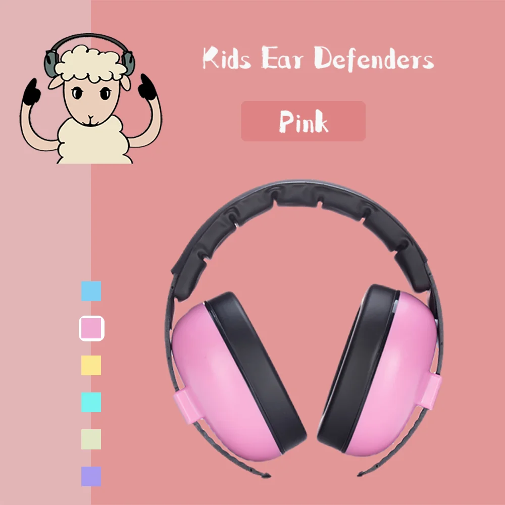 ป้องกันเสียงรบกวนเด็ก Earmuff เด็กป้องกันหูเด็ก Sleep หูหูฟังอุดหู1Pc