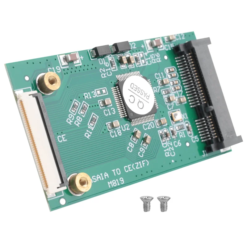 A08E-Mini SATA MSATA PCI-E SSD إلى 40Pin 1.8 بوصة ZIF/CE بطاقة محول ل IPOD IPAD لتوشيبا لشركة هيتاشي ZIF القرص الصلب