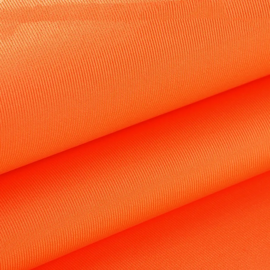 Orange Reversible Neoprene Fabric, Waterproof Jersey Clothing, Cup Lid, Laptop Case, Sewing Stretch, 2mm SRB