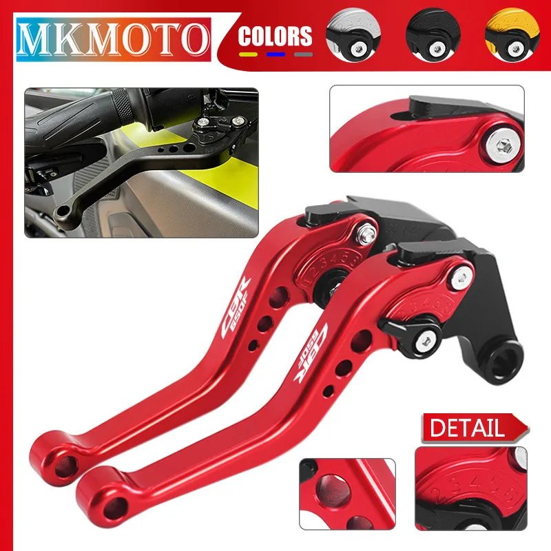 

New For Honda CBR650R 2019-2024 CBR650F 2014-2024 CNC Adjustable Short Brake Clutch Lever Motorcycle Accessories cbr650r cbr650f