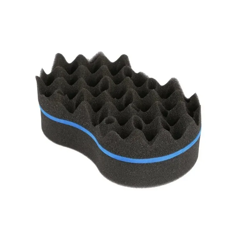 1PC Double-Sided Curling Hair Sponge - Small Hole Twist Tool for Men & Women, Natural Hair Styling Twist Brush