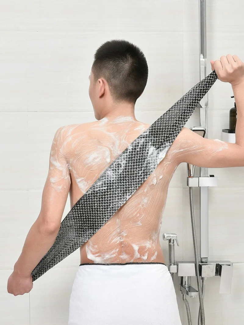 ความงามผิวยัดผิว Washcloth ญี่ปุ่น Body Wash ผ้าขนหนูไนลอนผ้าเช็ดตัวขัดผิวผ้าเช็ดตัว Body Back Scrubber เครื่องมือ