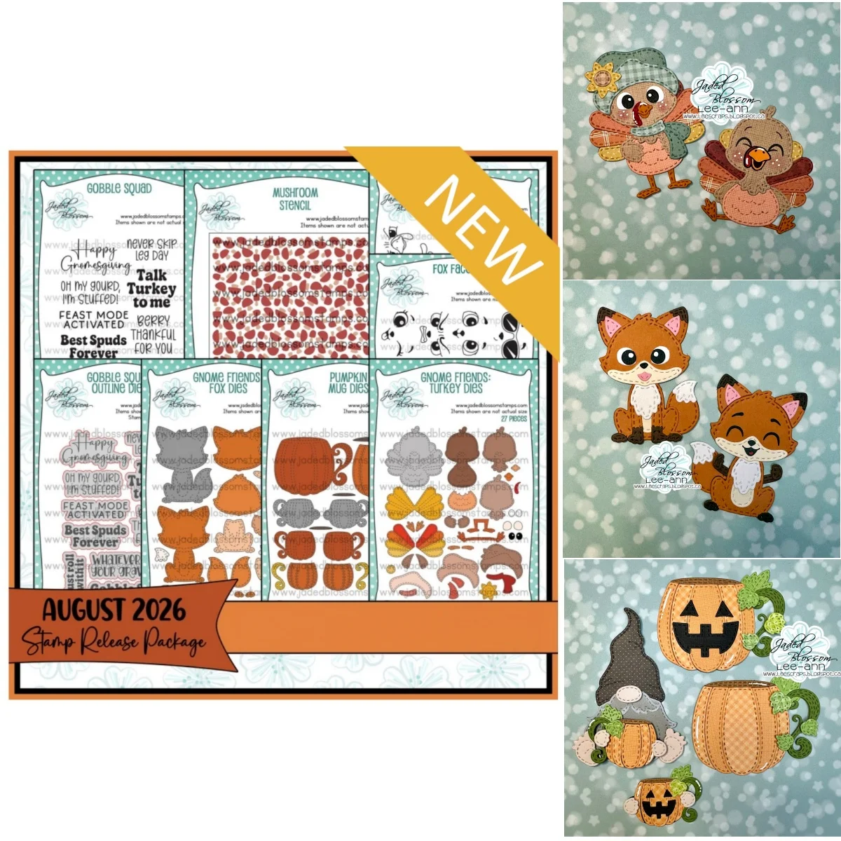 Newest Release Farm Animals Gnome Thanksgiving Metal Cutting Dies Clear Stamps Stencil for DIY Decorating Scrapbook Paper Card
