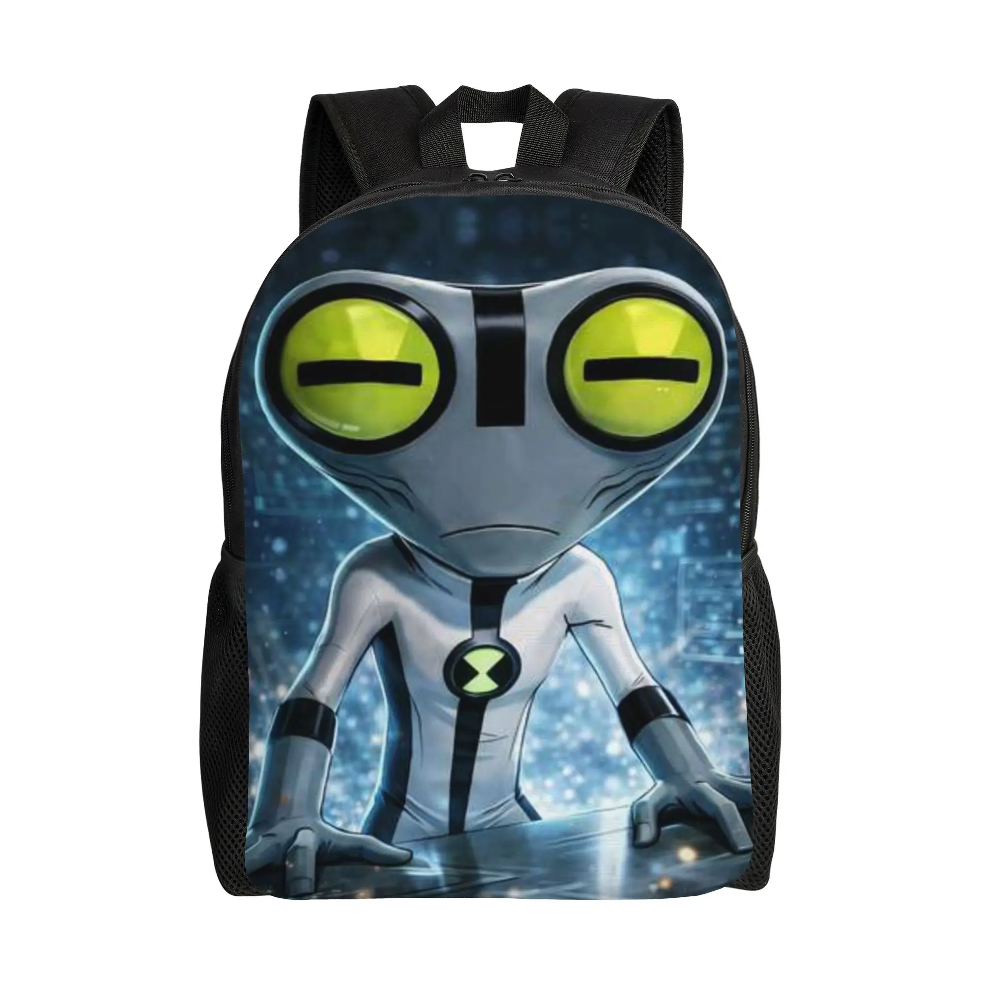 Back to school season Grey Matter Ben 10 Tech Art Bookbag Ben 10  Students Lightweight Backpack