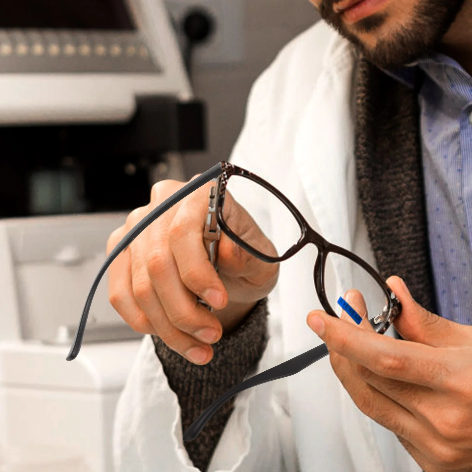 Suite gafas accesorios Kit de restauración hombre gafas de sol piezas de repuesto silicona titanio brazos piernas para gafas