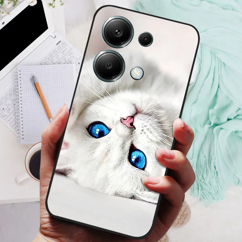 For Poco M6 Pro 4G Case Silicon Back Cover Phone Case for Xiaomi Poco M6 Pro 4G Cases Poco M6Pro Global Soft bumper coque