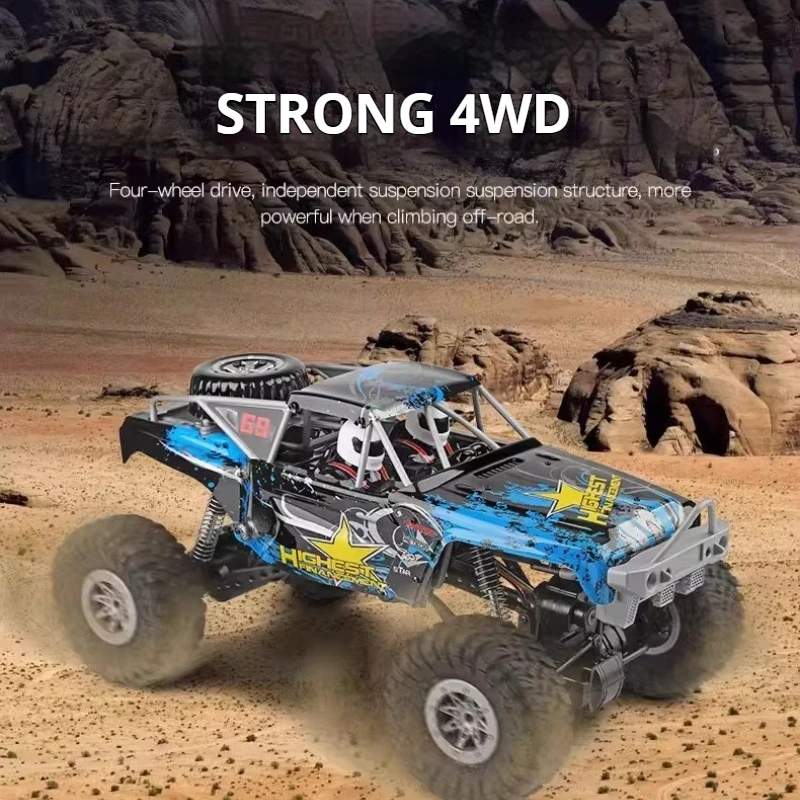 WLtoys 104310 1/10 RC Offroad 4x4 Crawler Boys Toys  High Chassis Dual Solid Axle Driver Figure Ultimate Rock Climbing Fun